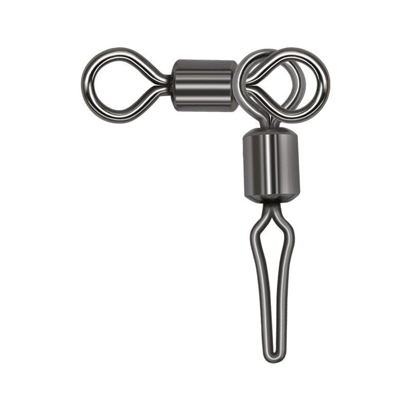 Rolling triangle joint swivel with line clip swivel-HXY-2010