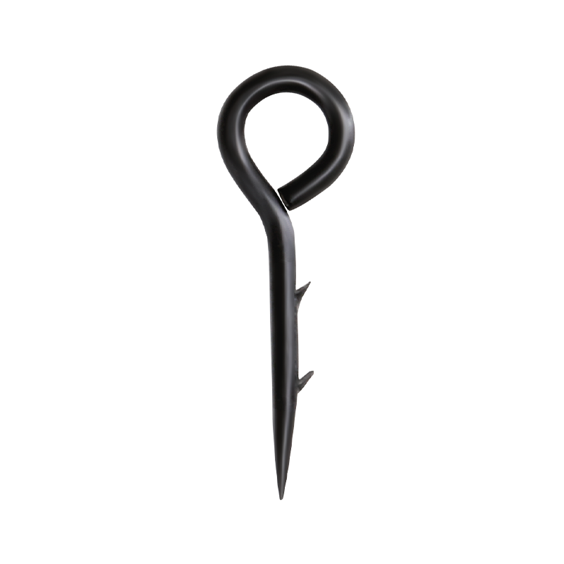 big eye straight handle hook with barb-LYD-8122